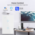 US WiFi Smart,Touch Light Switch,Works with Alexa  Home,Neutral Wire Required,1/2/3 Gang,100-240V,CozyLife App Control lightify. 