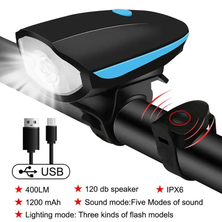 USB%20Rechargeable%20Bicycle%20Light%20Bike%20Front%20Light%20Waterproof%20Night%20Riding%20Bicycle%20Headlight%20With%20Horn%20-%20Image%207