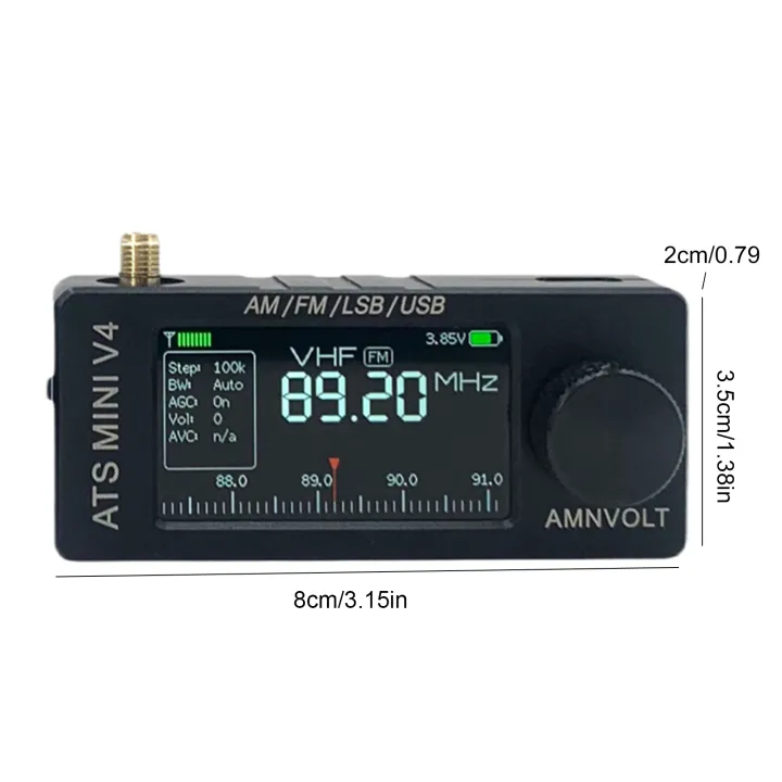 AMNVOLT%20V4/V3S%20ATS%20MINI%20SI4732%20Pocket%20Radio%20ALL%20Band%20DSP%20Radio%20FM%20AM%20SSB%20LSB%20USB%20Receiver%20Bracket,%20with%20Hi-Z%20Circuit%20ESP-32-S3%20-%20Image%204