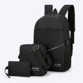 Waterproof Nylon Laptop Backpack With USB Charging Port For College University And Office Travel New Arrival Trendy Fashion Design. 
