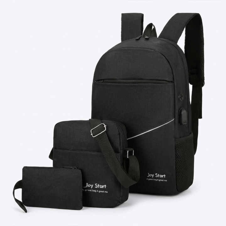 Waterproof Nylon Laptop Backpack With USB Charging Port For College University And Office Travel New Arrival Trendy Fashion Design