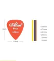Guitar Plectrum ( 6 pcs  ) Mix Thickness Size. 
