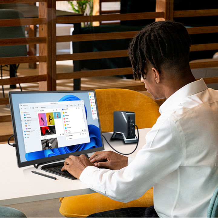 10.5%20inch%20Portable%20Monitor%201280P%20100%25SRGB%20420cd/m2%20With%20dual%20speakers%20Mini%20HDMI%20interface%20For%20Laptop%20PC%20PS4%20Game%20Console%20-%20Image%204