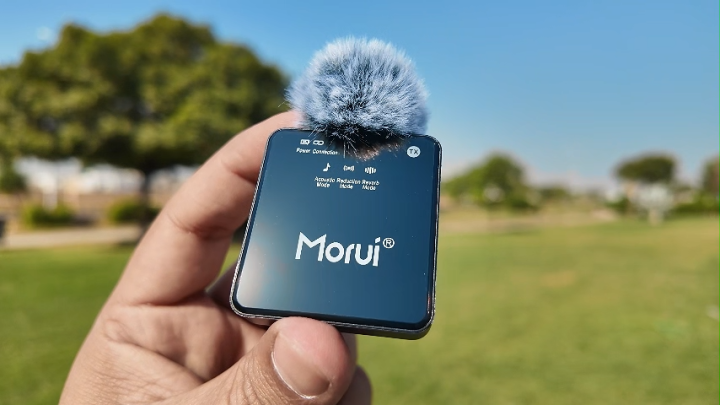 Morui GM-X10 Wireless Microphone 3-in 1 & 4-in-1  | 1 Year Warranty | Active Noise Cancellation Mic, DSLR Support, Smartphones & Audio Devices | Premium Studio Sound, Eco-Friendly & AUX Support