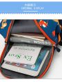 Cartoon Dinosaur Kids Backpack, Lightweight Kindergarten School Bag, Toddler Anti-Lost Rucksack.
