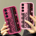 Vintage Totem Pattern Case For Samsung Galaxy S24 FE S26 S25 S24 S23 S22 Ultra A16 A15 A56 A55 A54 A35 A25 A36 Soft Phone Cover.