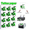 A4 Size For Laser & Inkjet Printer Printable Transparent Tattoos Printing Paper Transfer Paper Temporary Tattoos Sticker.