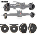 Black 1/10 Scale CNC Brass Weight Kit for Vanquish H10 - Steering Knuckle & Axle Cap Set | Lowers CG, Performance Upgrade. 