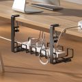K cable tray organizer, under table cable management, suitable for working computer table, home and office, new installation free under wire table rack.. 