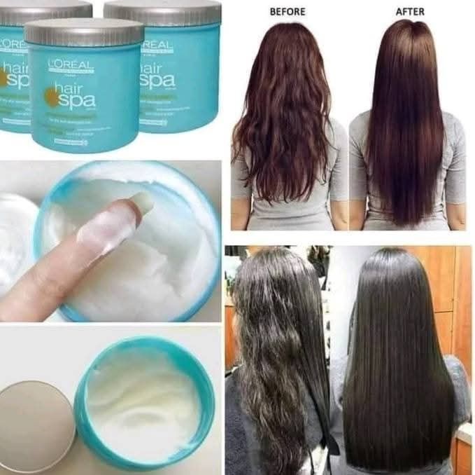 L'Oréal Hair Spa Cream (500ml) deeply nourishes and revitalizes hair, leaving it soft, smooth, and healthy