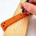 Woodworking Center Locator | Precision Line Drawing And Drilling Guide Tool for Wood Processing Measurement And Marking Device. 