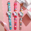 2024 New Lovely Silicone Band Children's Watch Girl Cute Cartoon Quartz Watch Kids Watches Boys Girl Watche. 