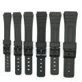 Bracelet For Silicone Watch Strap 12/14/16/18/20/22mm for W800H SGW400 F91W F84 F105/108 A158/168 AE1200/1300 Resin Belts.
