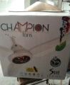 ac/dc ceiling fan champion 50 watts 3 ampere. 