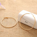 2/4Pcs Thin Big Circle Hoop Earrings for Women Men, Stainless Steel Ear Ring Fashion Piercing Jewelry  Nightclub DJ. 