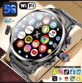 4G/5G Android Smart Watch 5G/4G Call Sim 3D CAMERA GPS WIFI High Definition with RAM & ROM And 3D Camera and Navigation Heart Rate Blood Pressure Blood Oxygen Android Smartwatch. 