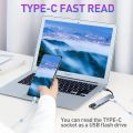 TYPE-C to HDTV 8 in 1" is a multiport adapter that expands the connectivity of devices with a USB-C port. .