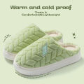 Cotton Slippers for Women in Autumn and Winter, New Indoor Home Soft Bottom, Anti Slip and Warm Plush Cotton Slippers for Women. 