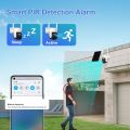 LS VISION 2K Dual Lens WIFI Solar Camera Outdoor 10X Optical Zoom Two-way Audio Color Night Vision Bulit-in Battery Security Cam. 