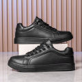 Leather Men Shoes Sneakers Trend Casual Shoe Breathable Leisure Male Sneakers Non-slip Footwear Men Vulcanized Shoes. 