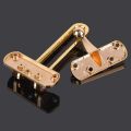 Door chain lock security door latch Metal security buckle lock golden. 