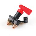 Car Battery Power Switch Disconnect Isolator Circuit Breaker Main Switch Kill Cut-off Switch Insulated Rotary Switch Key Truck. 