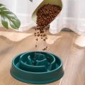 1pc slow feeding pet bowl, PP material anti choking and anti slip dog bowl, suitable for dogs. 