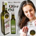 Miss Wendy Olive Oil with Garlic 180 ml - Top Quality Hair Oil for Softer, Fragrant and Long Lasting Moisture. 