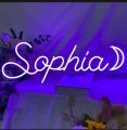 Customized NEON Sign Board - Name Plate - 4 Letters Alphabets. 