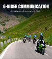 Mornystar S8 Intercom Bluetooth For Motorcycle Helmet Headset FM Music Sharing Helmet Communicator Up to 6 Rider.
