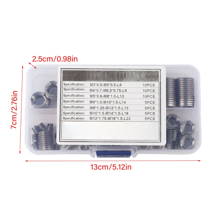 50Pcs%20Stainless%20Steel%20Inner%20Thread%20Self%20Tapping%20Thread%20Inserts%20Set%20Thread%20Reinforce%20Repair%20Tool%20-%20Image%206