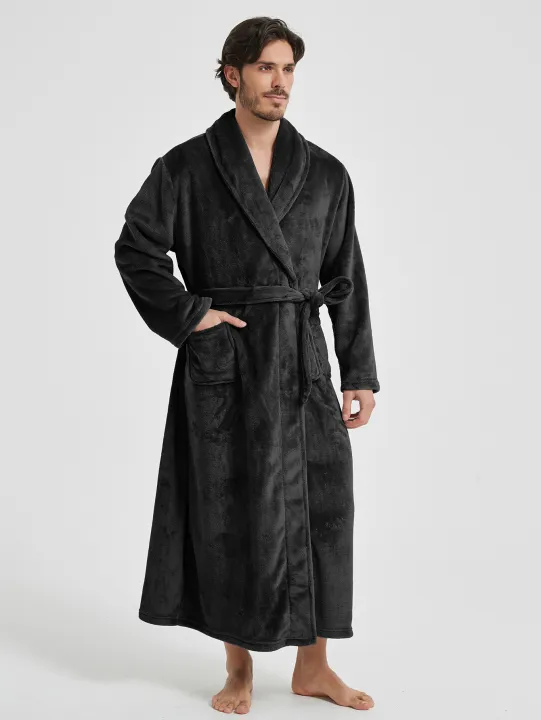American-Style%20Autumn/Winter%20Couples'%20New%20Bathrobe,%20Morning%20Robe,%20Nightgown%20Men's%20Winter%20Pyjamas,%20Homewear%20Flannel%20Nightgown%20-%20Image%207