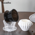 Heat-resistant Coffee Dripper 1-2Cups Crystal Eye Pour Over Coffee Dripper.