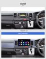 Toyota Hiace 2004 to 2021 Car android player Android car stereo video audio system 9" 10" Universal Toyota Honda Nissan Mitsubishi Hyundai Mg Mazda cars navigation system Car interior accessories. 