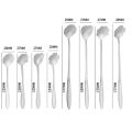 8PCS Flower Spoon Set Small Teaspoon Coffee Spoon Cute  Stainless Steel Teaspoons Milk Stir Tool for Fruit Honey Dinnerware Set. 