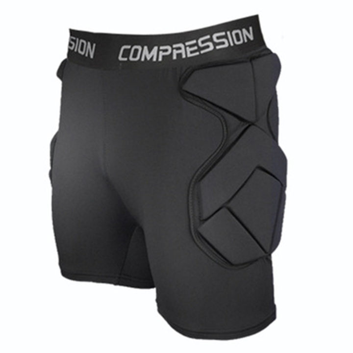 Men Soccer Goalkeeper Shorts Sponge Protective Skateboard Skiing Rugby Football Training Shorts Protection Padding Sports Safety