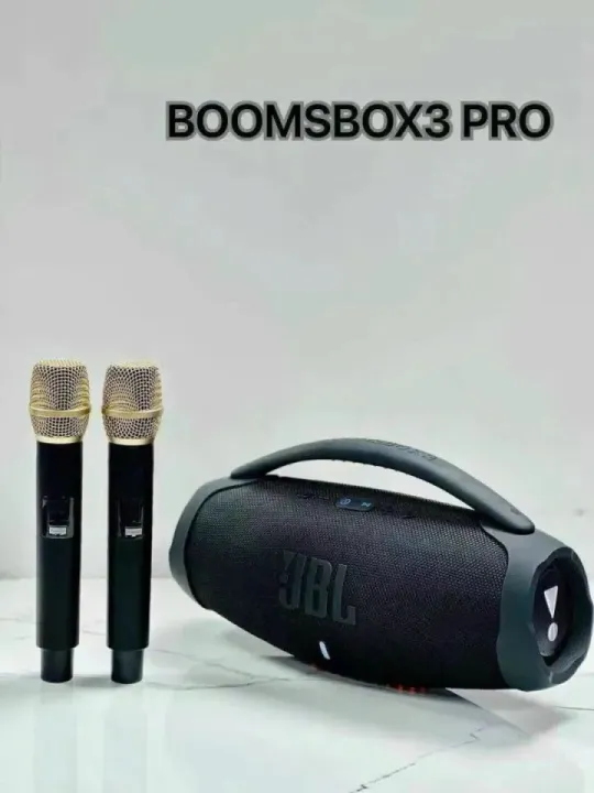BOOMSBOX%203%20PRO%20portable%20Bluetooth%20speaker%20(%20with%202%20rechargeable%20wireless%20mic%20)%20-%20Image%202