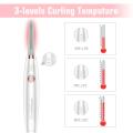 Heated Eyelash Curler, TOUCHBeauty Electric Eyelash Curler USB Rechargeable Eyelash Curler with 3 Temperature Settings Silicone Comb Lash Curler for Girls Women Quick Heating Curling. 