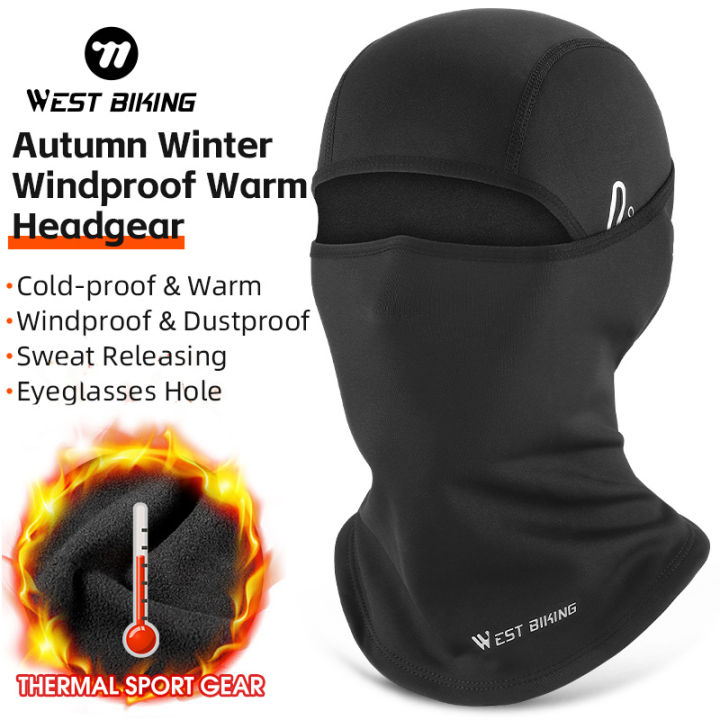 WEST BIKING Winter Warm  Balaclava For Cycling Hiking Hat Motorcycle MTB Full Face Windproof  Mask Thermal Sport Gear