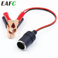 Car Battery Terminal Clip-on Cigarette Power Socket Adaptor 12v Camping xmas.