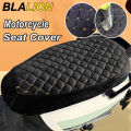 BLALION Universal Motorcycle Seat Cover Thickened Velvet Winter Seat Cushion Electric Scooter Seat Protection Cover Moto Parts.