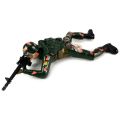Crawling Action Corp Army Soldier, Battery Operated Toy Action Figure w/ Realistic Crawling Action, Lights, Sounds. 