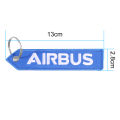 AIRBUS A380 Keychain Double-sided Embroidery A320 Aviation Key Ring Chain for Aviation Gift Strap Lanyard A350 Keychains. 