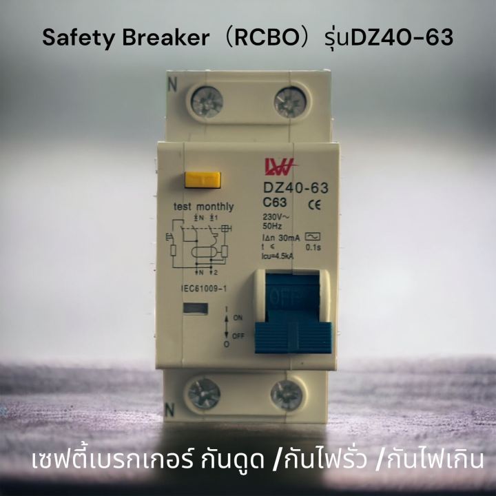 Safety%20Breaker%20%EF%BC%88Rcbo%EF%BC%8932A/63A%20Safety%20Breaker%20Anti-Suction/Anti-Fire%20Leakage/Over-Fire%20Protection%20Ac%20230V-50Hz%20Model%20Dz47Le%20Products%20Ready%20to%20Ship%20from%20Thailand.%20-%20Image%203