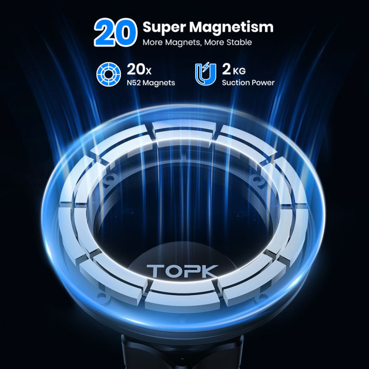 TOPK%20for%20Magsafe%20Car%20Phone%20Holder%20Mount,Magnetic%20Phone%20Holder%20for%20Car%20Air%20Vent%20360%C2%B0%20Rotation%20Phone%20Holders%20for%20All%20Mobile%20Phones%20-%20Image%204