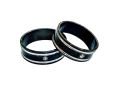 Stylish Silver, Black, Gold Titanium Ring/Chala For Men / Boys. 