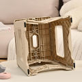 Lightweight Folding Step Stool Multi Purpose Handheld Thickened Footstool Non-Slip Plastic Small Benches Kitchen. 