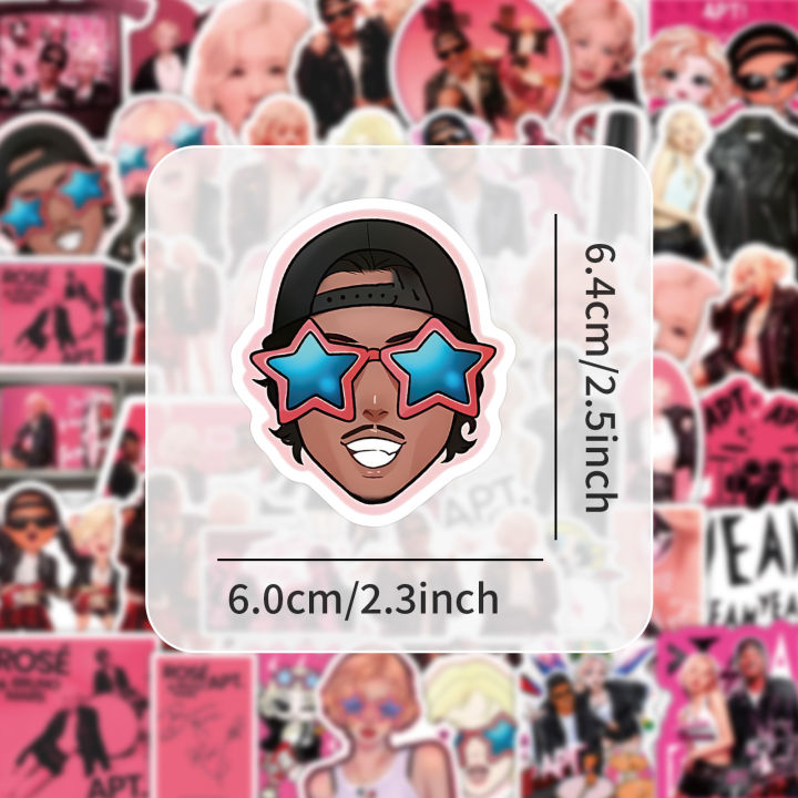 52Pcs%20Cute%20APT%20Stickers%20Apt%20Bruno%20Rose%20DIY%20Stickers%20Scrapbooking%20Phone%20Luggage%20Skateboard%20Decorative%20Waterproof%20Decals%20-%20Image%203