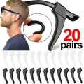 2/40pcs Silicone Ear Hook Anti-slip Glasses Leg Ear Sleeve Bracket Fastener Sunglasses Accessories Grip Anti-fall Eyewear Holder. 