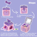 3D Maze Treasure Chest With Lock Key DIY Blind Box Play Unlock Game Educational Toys For Children Princess Girl Birthday . 
